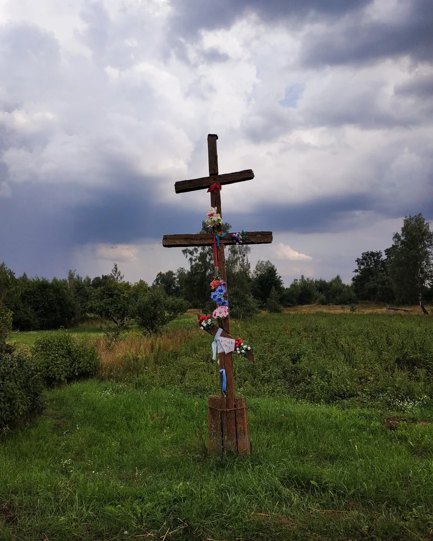 Прыдарожны крыж. Барысаўка Драгічынскі раён